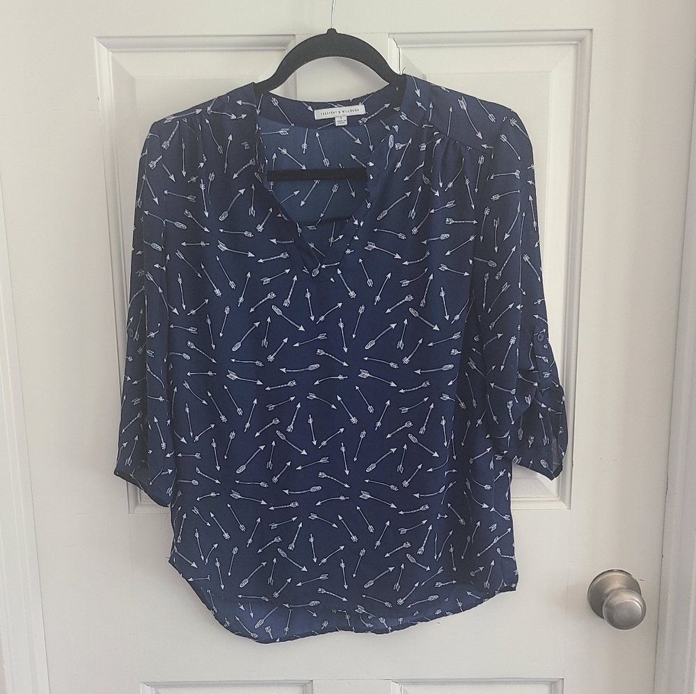 Small blue top